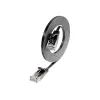 Wirewin Cat.6 Slim Ethernet-patchkabel U/UTP 1,5m zwart PKW-SLIM-KAT6 1.5 SW