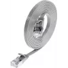 Wirewin Cat.6 SLIM-patchkabel STP PIMF 0,75 m grijs PKW-STP-SLIM-KAT6 0.75