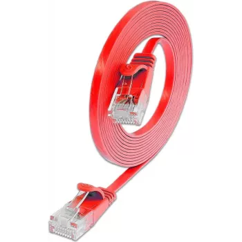 Wirewin SLIM U6 3 RT - Cat.6 slim patchkabel, U/UTP, 3,0 m, rood PKW-SLIM-KAT6 3.0 RT