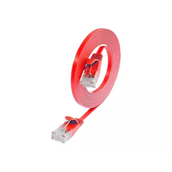 Wirewin SLIM U6 3 RT - Cat.6 slim patchkabel, U/UTP, 3,0 m, rood PKW-SLIM-KAT6 3.0 RT