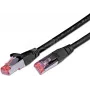 Wirewin CAT6 patchkabel, S/FTP, LSOH, zwart, 10,0 m, RJ45 (PKW-PIMF-KAT6 10.0 SW)