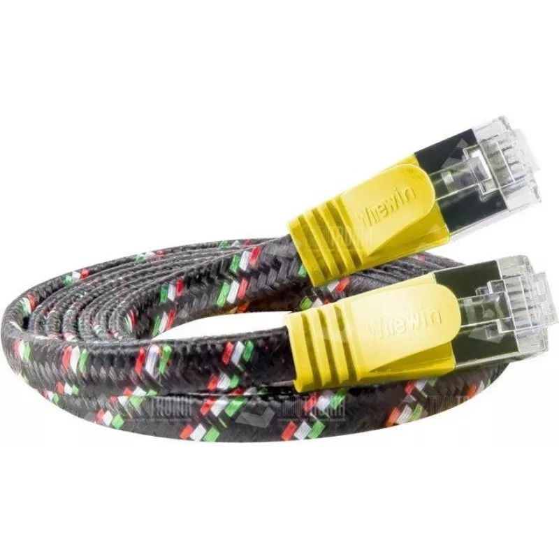 Wirewin Triotronik Cat6 1m gele U/FTP STP RJ45 patchkabel PKW-TOUGH-STP-K6 1.0 GE