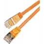 Wirewin Triotronik PKW-STP-SLIM-KAT6 0.1 OR - Cat6 U/FTP slim ethernet-patchkabel, RJ-45 stekker/stekker, 0,1 m, oranje