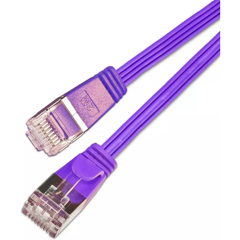 Wirewin SLIM STP netwerkkabel paars 0,1 m Cat6 S/UTP (STP) (PKW-STP-SLIM-KAT6 0.1 VT)