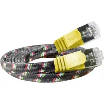 Wirewin SLIM ST6 5 GE - Cat.6 SLIM-Tough kabel, F/FTP, 5,0 m, geel PKW-TOUGH-STP-K6 5.0 GE