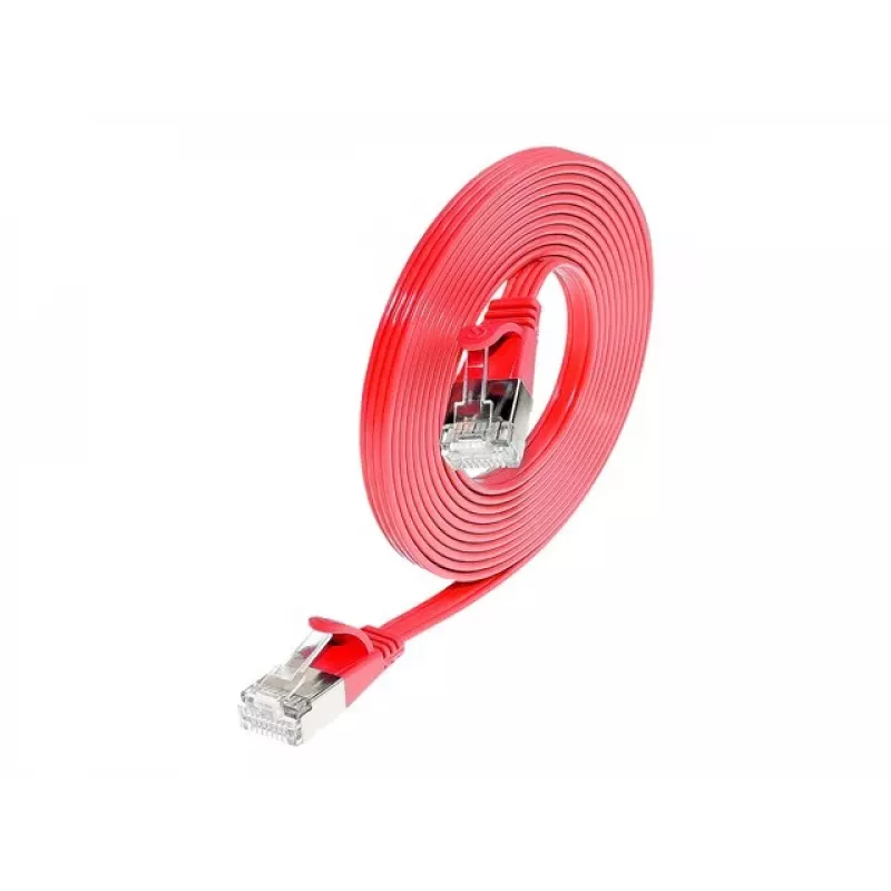 Wirewin Triotronik PKW-STP-SLIM-KAT6 5.0 RT Cat6 U/FTP Slim Ethernet-patchkabel, 5 m, zwart