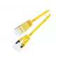 Wirewin Slim Round U/FTP Cat 6a-patchkabel, 7,0 m, geel, PoE, 10 Gbps PKW-LIGHT-STP-K6A 7.0 GE