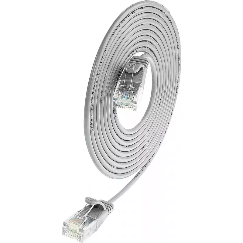 Wirewin SLIM UL6 1,5m grijze Cat.6 U/UTP Slim-Light Ethernet-patchkabel (PKW-LIGHT-K6 1.5)