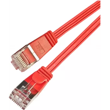 Wirewin SLIM S6 1.5 RT - Cat.6 SLIM-patchkabel, STP (PIMF), 1,5 m, rood PKW-STP-SLIM-KAT6 1.5 RT