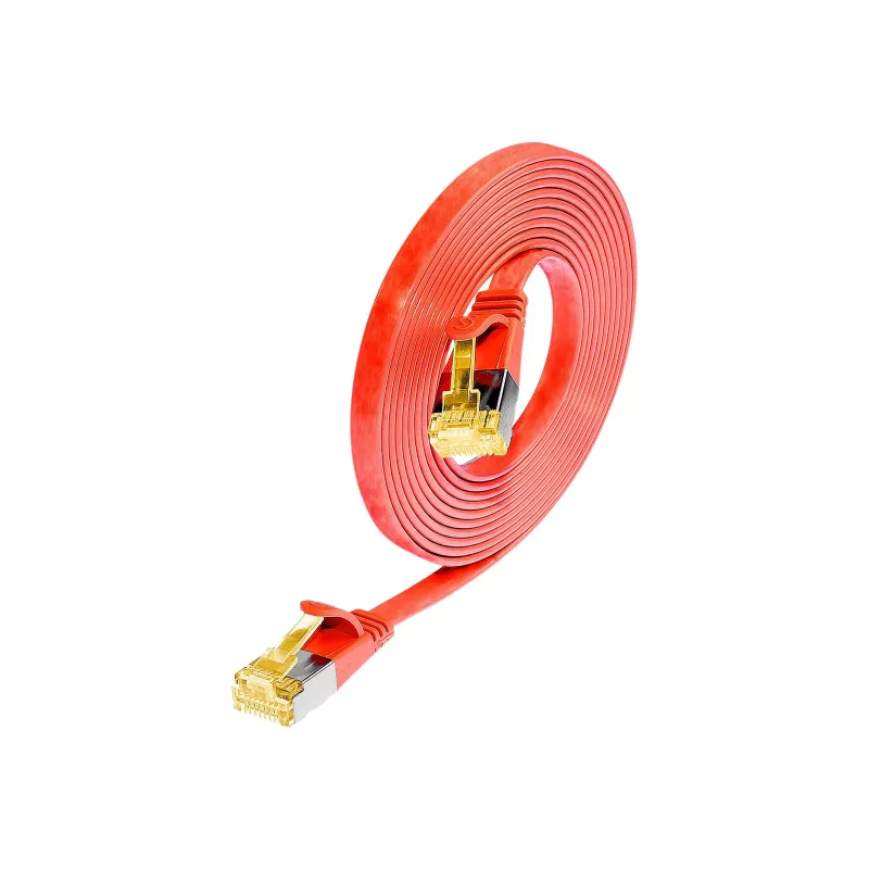Wirewin Cat6a U/FTP Slim Ethernet-patchkabel, RJ45, rood, 2m PKW-STP-SLIM-K6A 2.0 RT