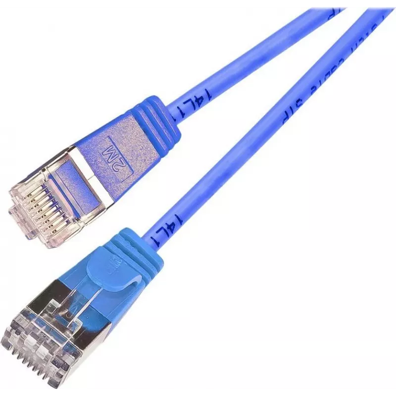 Wirewin Triotronik PKW-LIGHT-STP-K6 1.0 BL Cat6 STP-patchkabel, 1 m, blauw