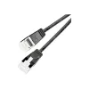 Wirewin Slim patchkabel U/FTP Cat 6a zwart 7,0 m PKW-LIGHT-STP-K6A 7.0 SW