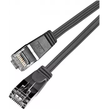 Wirewin SLIM S6 25 SW - Cat.6 SLIM-patchkabel, S/FTP (PIMF), 25 m, zwart PKW-STP-SLIM-KAT6 25.0 SW