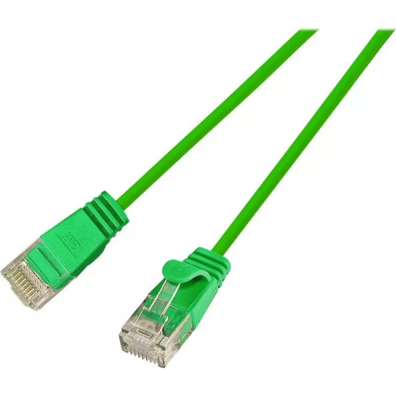 Wirewin SLIM UL6 1 GN - Cat.6 Slim-patchkabel, U/UTP, 1,0 m, groen PKW-LIGHT-K6 1.0 GN