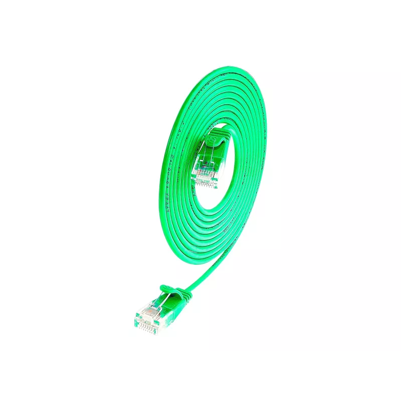 Wirewin SLIM UL6 1 GN - Cat.6 Slim-patchkabel, U/UTP, 1,0 m, groen PKW-LIGHT-K6 1.0 GN