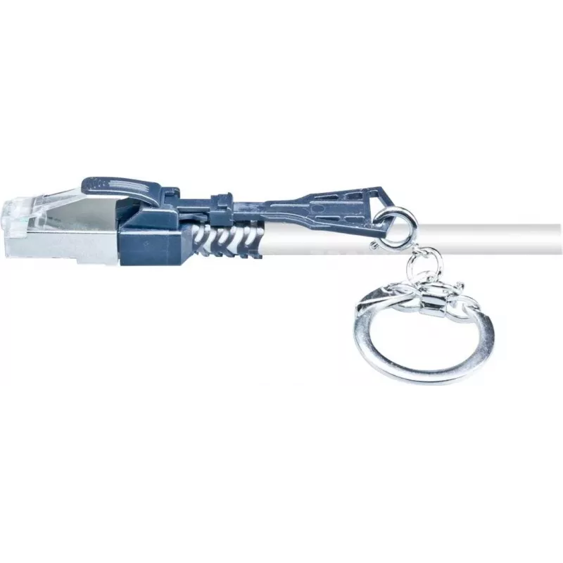 Wirewin PKW-SL-SFTP-KAT6A 0.5 SW Cat6a S/FTP netwerk-patchkabel, 0,5 m, grijs