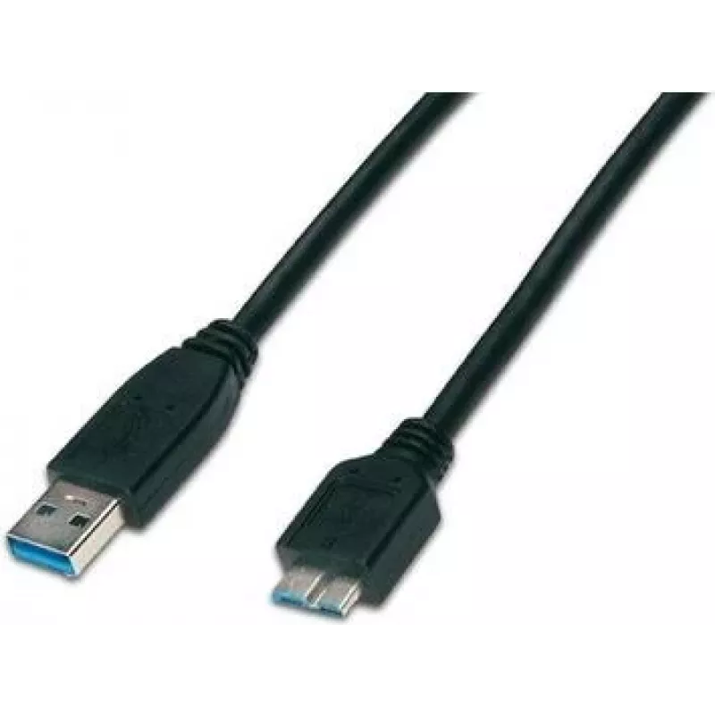 Wirewin USB 3.0 A-MB MM 3.0 SW - 3m USB-A naar Micro-B-kabel, zwart