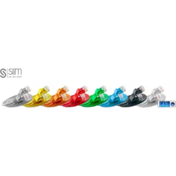 Wirewin SLIM UL6 10 OR - Cat.6 SLIM-Light-kabel, U/UTP, 10 m, oranje PKW-LIGHT-K6 10.0 OR