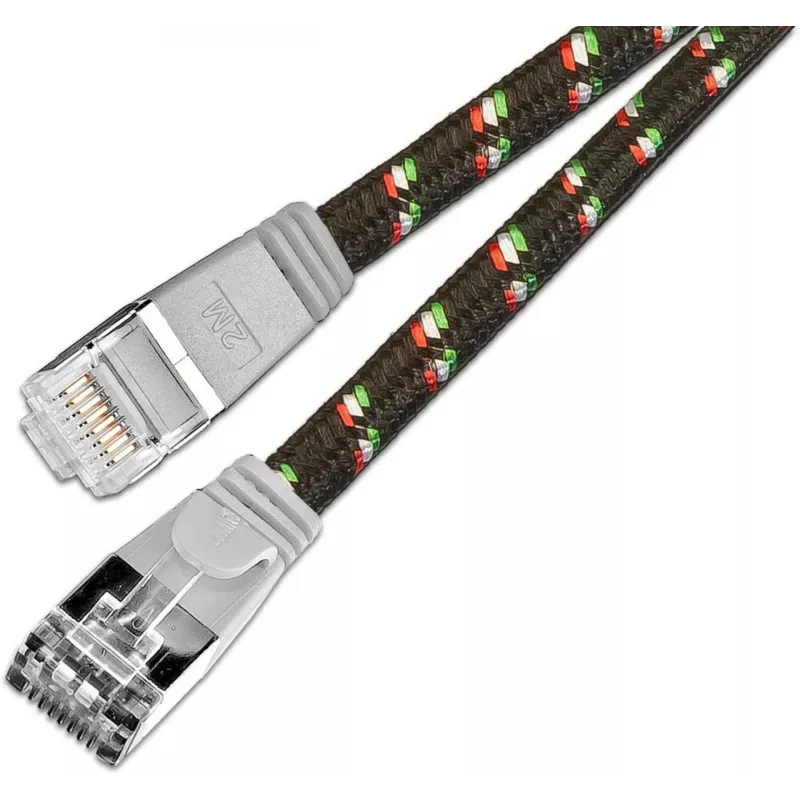 Wirewin Triotronik Cat6 U/FTP-patchkabel, 3m, RJ45, grijs PKW-TOUGH-STP-K6 3.0