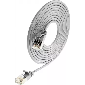 Wirewin Triotronik PKW-LIGHT-STP-K6 0,25 Cat6 RJ45-patchkabel, 0,25m, STP, koper, grijs