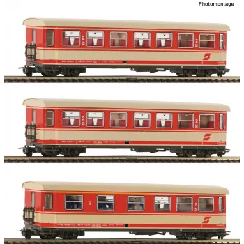 Roco 6240004 H0e 3-delige set ÖBB personenwagens