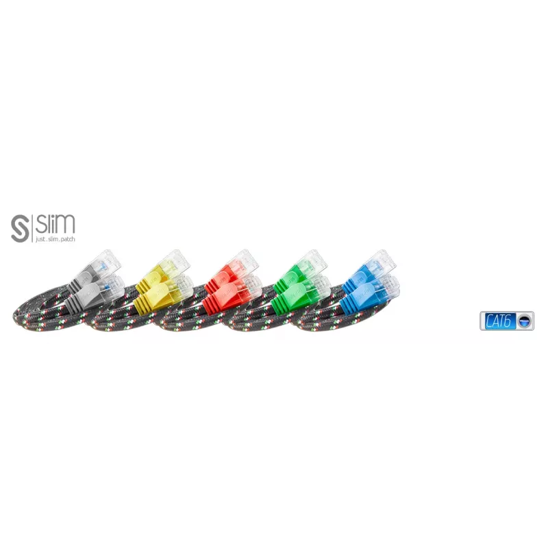Wirewin PKW-TOUGH-K6 10.0 GE Cat.6 Slim Ethernet patchkabel, U/UTP, 10 m, geel