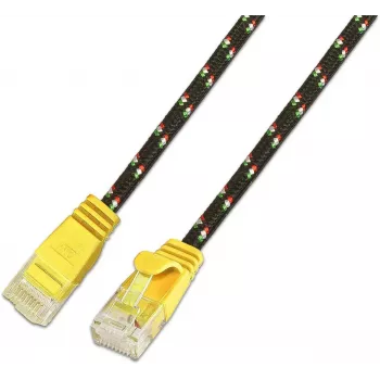 Wirewin Triotronik Cat6 U/UTP patchkabel, RJ45 stekker naar stekker, 3 m, geel PKW-TOUGH-K6 3.0 GE