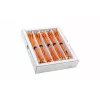 Wirewin SLIM-LS-K6A 0,25 OR 50 Cat6a U/FTP Slim Ethernet patchkabel, 0,25 m, oranje, 50-pack