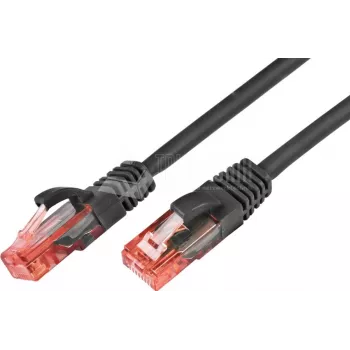Wirewin PKW-UTP-KAT6 5.0 SW Cat6 U/UTP patchkabel, 5 m, zwart