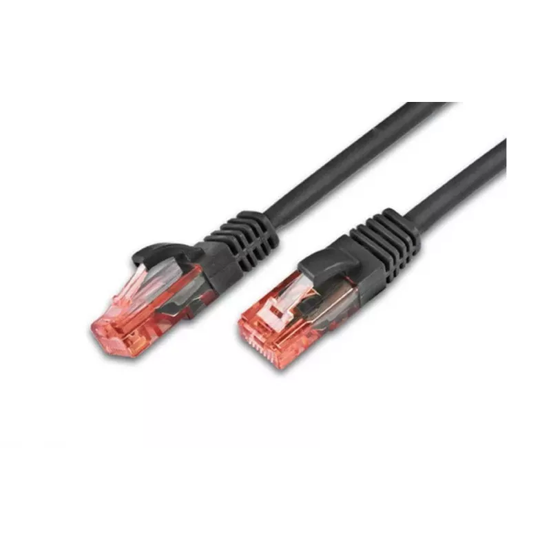 Wirewin PKW-UTP-KAT6 10.0 SW Cat6 U/UTP netwerk-patchkabel, 10 m, zwart