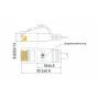 Wirewin PKW-TOUGH-STP-K6 2.0 SLIM Tough STP Cat6 U/FTP Patchkabel, 2 m, grijs