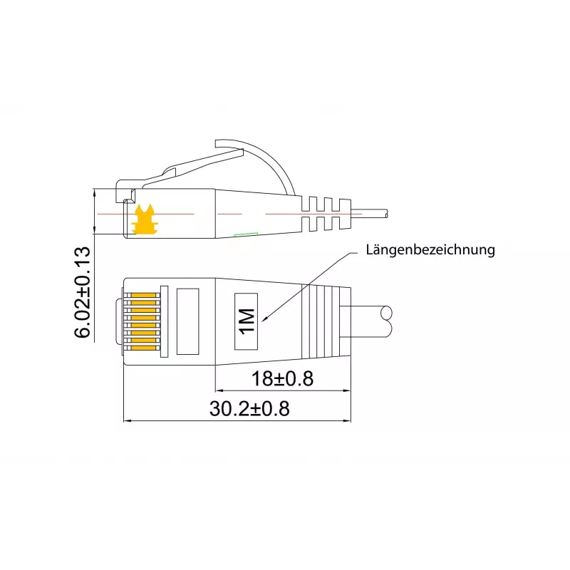 Wirewin PKW-TOUGH-STP-K6 2.0 SLIM Tough STP Cat6 U/FTP Patchkabel, 2 m, grijs