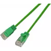 Wirewin SLIM KAT6A 10 Gigabit Lightpatch kabel rond, U/UTP, Ø 3,6 mm, groen (SLIM-L-UU-K6A 0.1 GN)