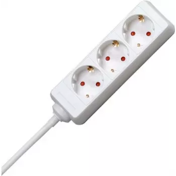 HEINRICH KOPP 3-voudige stekkerdoos met 45° gedraaide stopcontacten, 5 m kabel H05VV-F 3G1.5mm², 16A, 250V 128690659