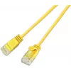 Wirewin Cat6A slim ethernet-patchkabel, U/UTP, 1m, geel, 10Gbps SLIM-L-UU-K6A 1.0 YE