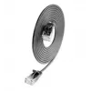 Wirewin SLIM CAT6A 10 Gigabit slim patchkabel, U/UTP, 3,6mm diameter, zwart, 1,5m SLIM-L-UU-K6A 1.5 BK