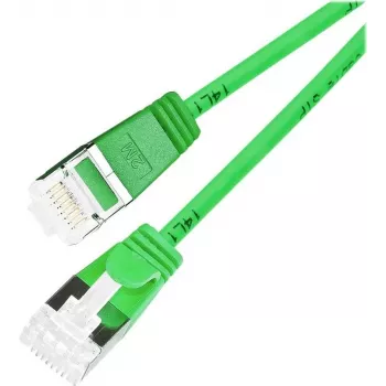 Wirewin Cat 6a U/FTP slim ethernet-patchkabel, 0,25 m, groen PKW-LIGHT-STP-K6A 0.25 GN