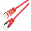Wirewin light patchkabel rond U/FTP Cat 6a rood 2,0m slank flexibel PoE (PKW-LIGHT-STP-K6A 2.0 RT)