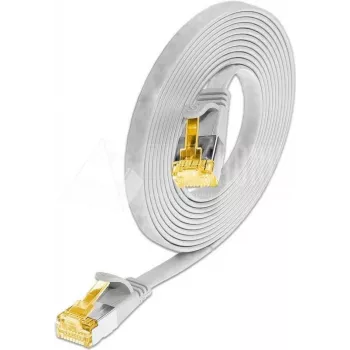 Wirewin Cat6a U/FTP slim patchkabel, 0,1m, wit, RJ45, 10G, 500MHz PKW-STP-SLIM-K6A 0.1 WS