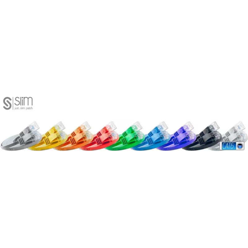 Wirewin Cat.6 U/UTP slim patchkabel, 0,25 m, groen PKW-SLIM-KAT6 0.25 GN