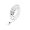 Wirewin PKW-LIGHT-STP-K6A 0.5 WS Cat 6a U/FTP Slim Round Patchkabel, PoE, 0,5 m, wit