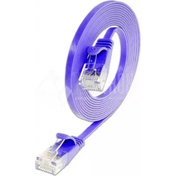 Wirewin Cat6 U/UTP slim ethernet-patchkabel, 0,25 m, violet PKW-SLIM-KAT6 0.25 VT