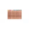 JOLLY Supersoft 3 in 1 kleurpotloden, verschillende kleuren, 12 stuks (5956-0002)