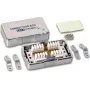 Wirewin CB KAT6 STP afgeschermde netwerkcontactdoos, 2x RJ45, opbouwmontage, grijs