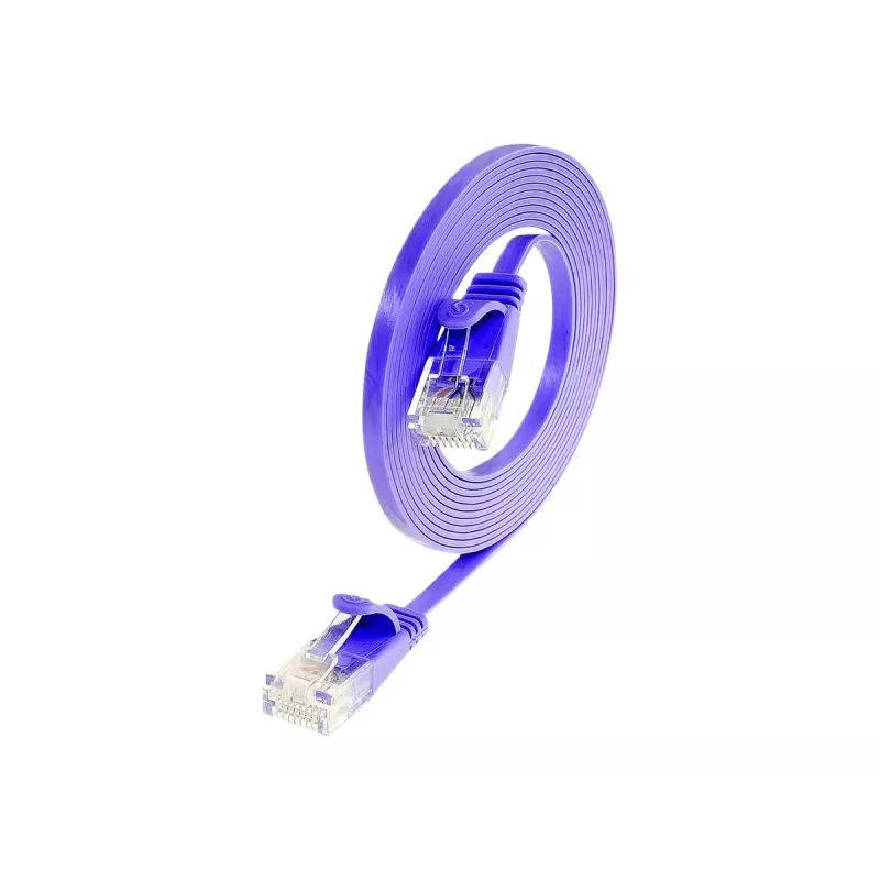 Wirewin Cat.6 U/UTP Slim Ethernet-patchkabel, RJ45, 1,0 m, violet PKW-SLIM-KAT6 1.0 VT