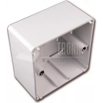 Wirewin opbouwframe voor datacontactdozen, zuiver wit RAL 9010 (TKS-APR WS)