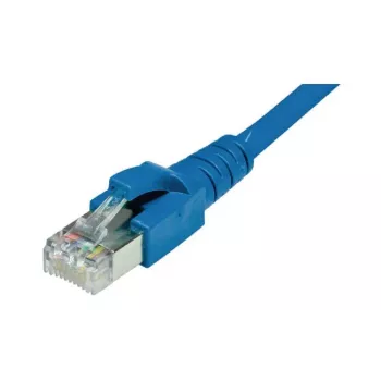 Dätwyler unilan CAT 6a S/FTP patchkabel, RJ45 naar RJ45, 1 m, LSZH, blauw 653 708