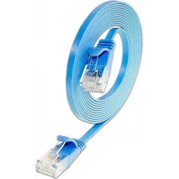 Wirewin SLIM U6 2 BL - Cat.6 Slim patchkabel, U/UTP, 2,0 m, blauw (PKW-SLIM-KAT6 2.0 BL)