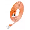 Wirewin SLIM-LS-K6A 0,15 OR 50 Cat6A Slim Ethernet-patchkabel, 0,15m, U/FTP, oranje, 50-pack