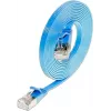 Wirewin Triotronik 0,15m Cat6 U/FTP slim ethernet patchkabel, RJ45 stekker naar stekker, blauw PKW-STP-SLIM-KAT6 0.15 BL